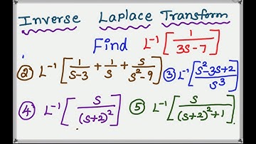 Inverse Laplace Transform - Problems/Unit -Laplace Transform// Engineering Mathematics//B.E, B.Tech.