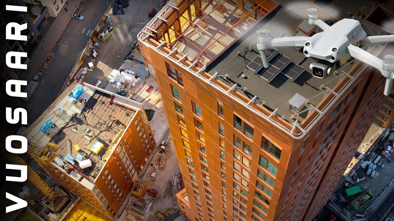 Stunning Drone Footage Of Vuosaari Towers In 4k 📸 Exploring Helsinki's Iconic Peaks On 29.10.23