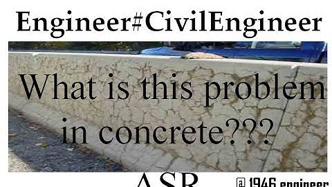 ASR-Alkali Silica Reaction in concrete