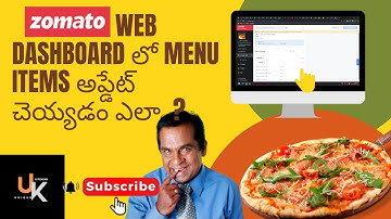 HOW TO EDIT OR ADD MENU ITEMS IN ZOMATO PARTNER IN WEB DASHBOARD / ZOMATO లో MENU EDIT చేయడం ఎలా ?