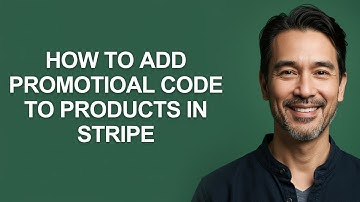 How to Add Promotioal Code to Products in Stripe - KevinHowTo