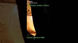 Ecopalnik Unimax 750Kw Burner, Working With Sunflowers Pellets