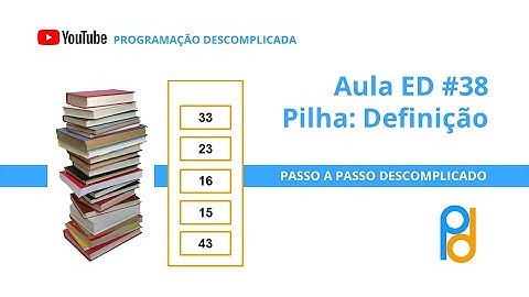 Estrutura de Dados em C | Aula 38 - Pilha: Definição