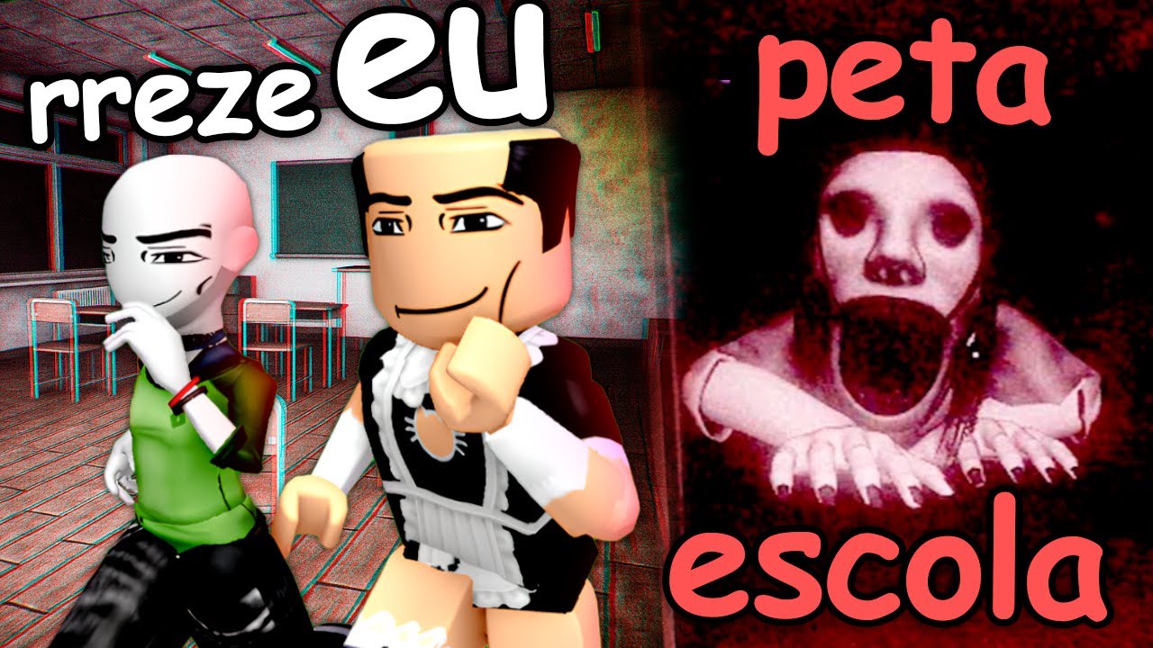 2 abestados fugindo da peta peta na escola do roblox (ft. rreze)