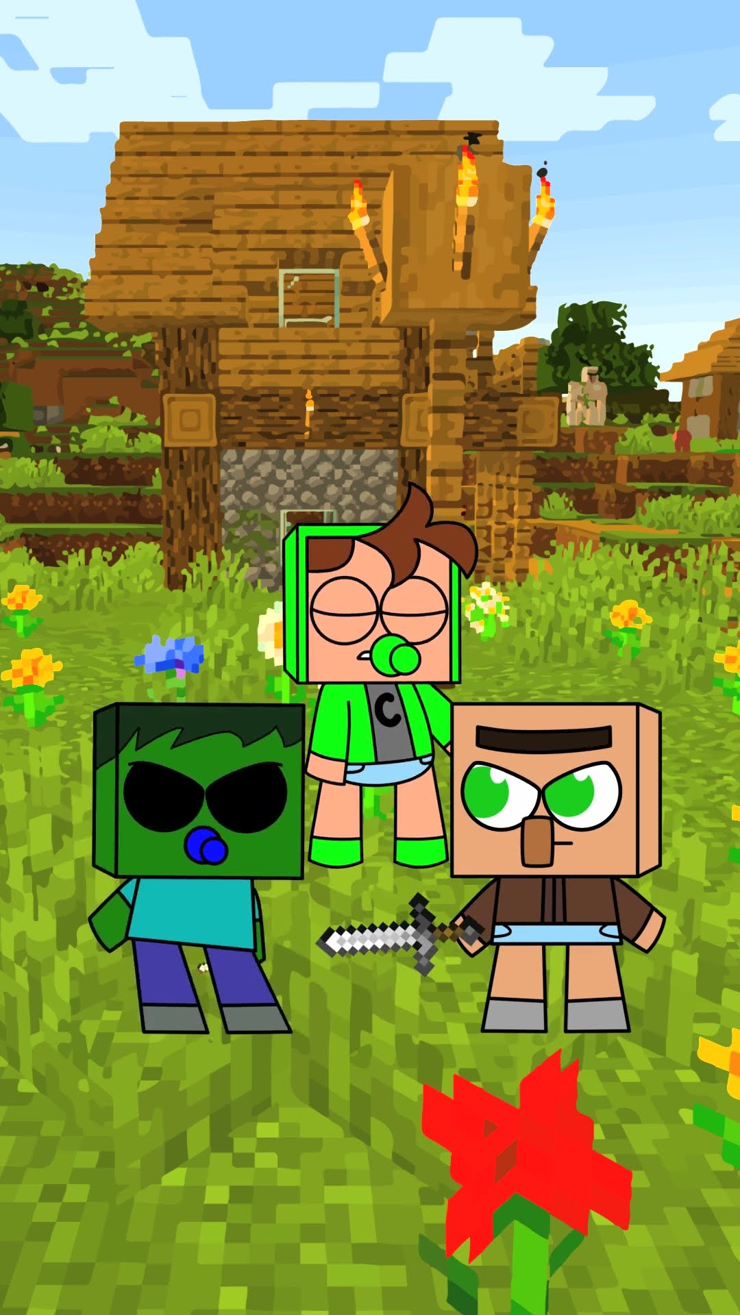 Seguindo o Ritmo com os Mobs Bebês