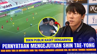 🔴 BIKIN KAGET !! Padahal Baru Pulang, Tapi Shin Tae-yong Langsung NGOMONG GINI Soal Timnas Indonesia