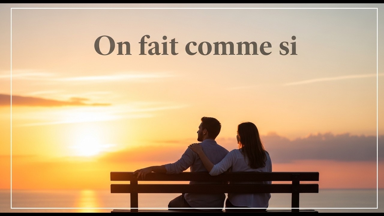 On fait comme si – Pop française romantique et mélancolique 2026