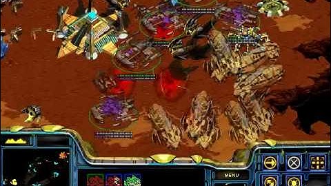 Starcraft brood war   1 vs 7 random computers melee on 