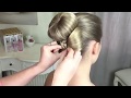 Bun with a bow by sweethearts hair design metdaan creative