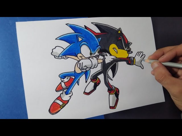 Como DESENHAR o HYPER SHADOW - Como DIBUJAR a HYPER SHADOW - How to DRAW  HYPER SHADOW - Sonic 