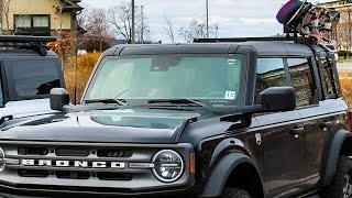 Installed a half rack with side accessory mounts for the bronco from Badass tents