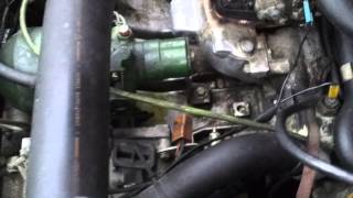 Citroen BX 1987 engine running