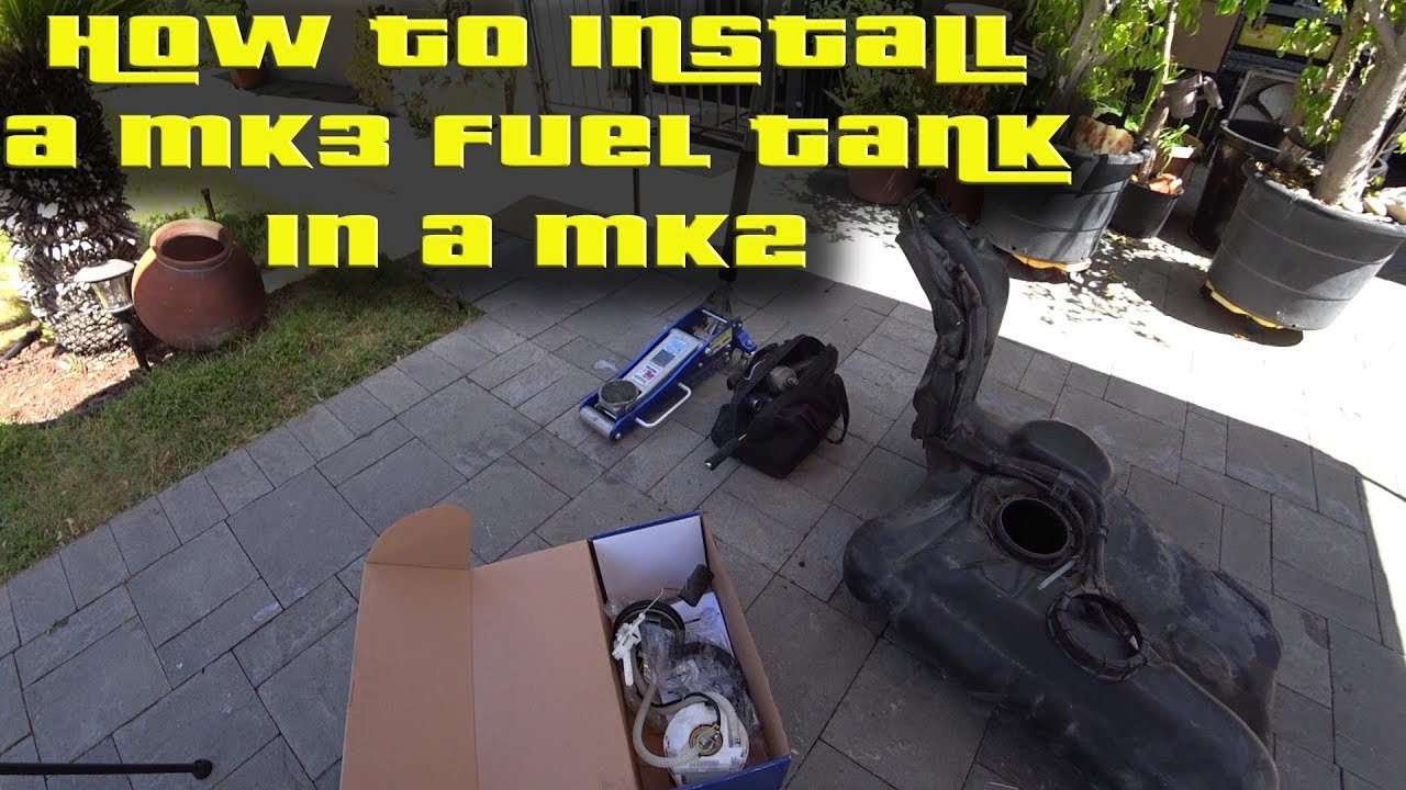 How to install a VW MK3 Fuel Tank in a VW MK2 Jetta Golf GTI S6