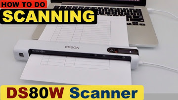 Epson WorkForce DS80W Scanning !