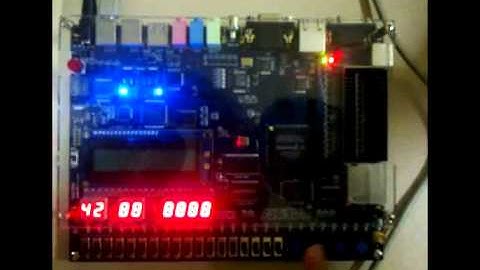60 Second Countdown Timer using VHDL