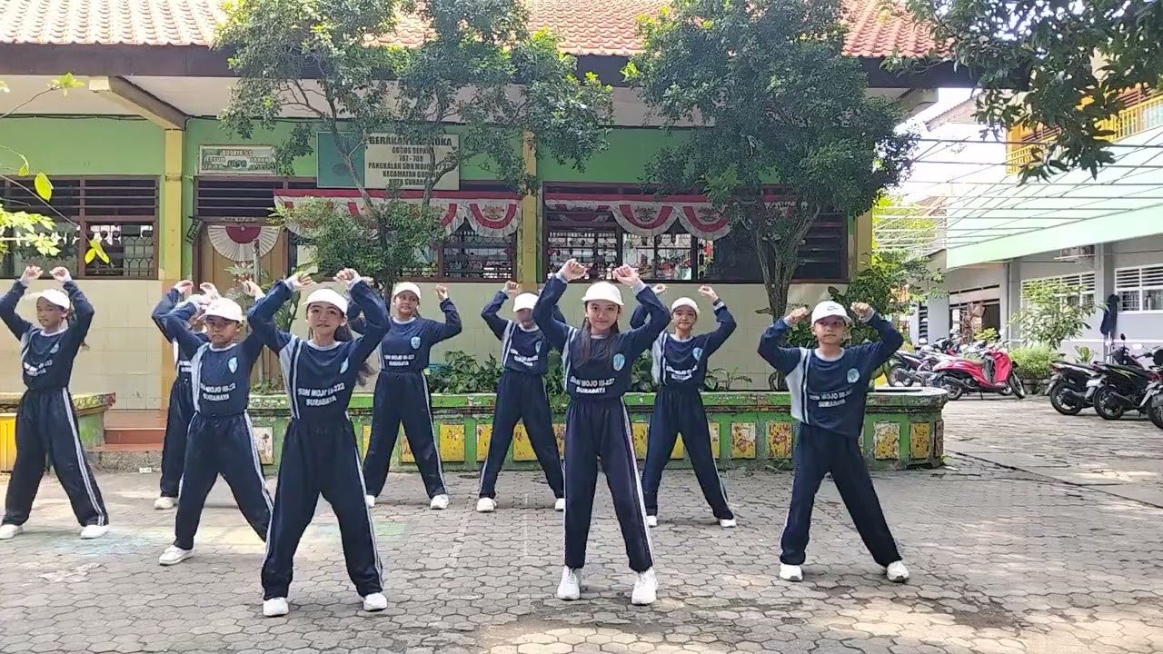 Lomba Senam Anak Indonesia Hebat 2025_SDN MOJO III_Jawa Timur