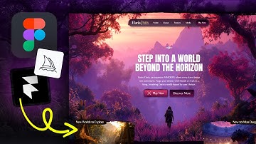 I Made This Crazy Website With Only Figma and AI!