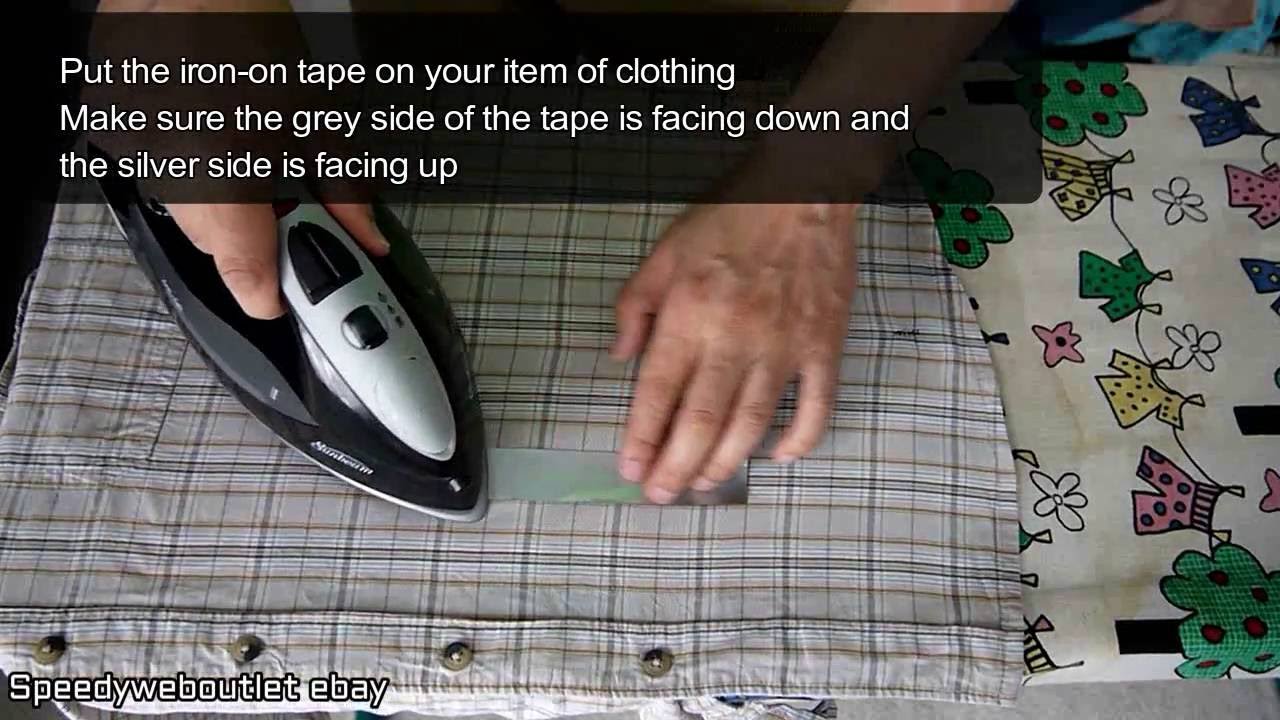 How to Apply Iron-On Retro-Reflective Tape 