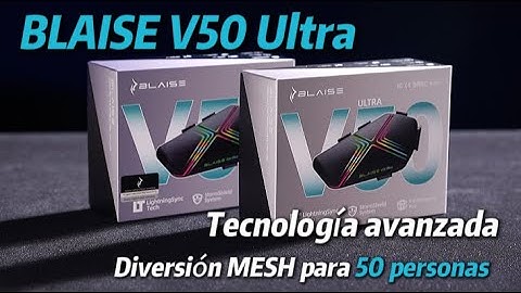 BLAISE V50 Ultra – El intercom más pro para viajes en grupo y clubes de motos