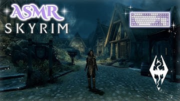 Skyrim ASMR ♡ | Getting to Whiterun ✨ First Playthrough (Part 2) 💜🗡️