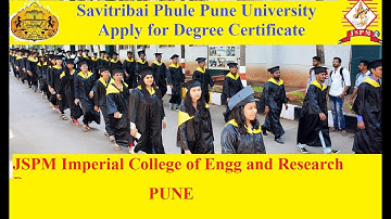 Apply for Degree Certificate SPPU