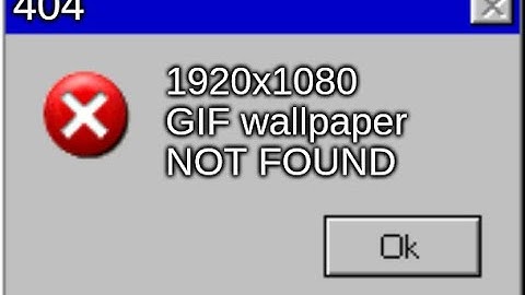 YES, I create my own GIF wallpapers