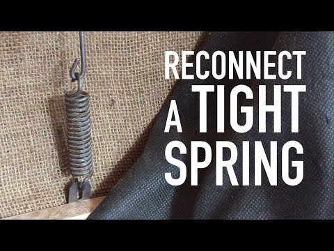 How To Use A Spring Puller Tool