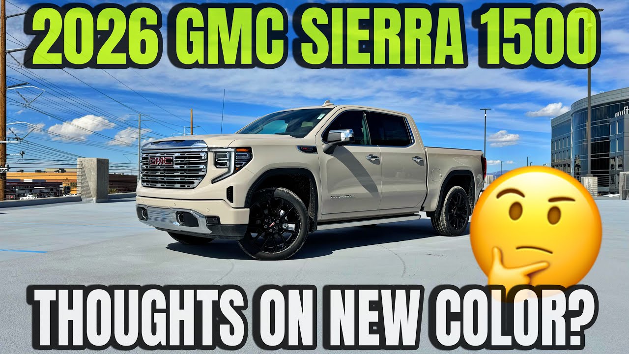 GMC Sierra Denali 2026 года в Прибрежной дюне: наконец-то найдена заводская система впуска холодн...