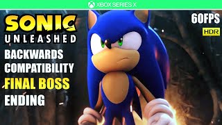 Sonic Unleashed  Dark Gaia Final Boss & Ending [60FPS HDR] [XBOX SERIES X]