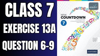 Famous Class 7 Exercise 13A Question 6-9 oxford new countdown book 7 third edition #mathematics Net Worth