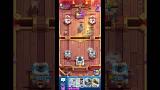 Hero archer + Minor vs Pekka + Hog.#clashroyale