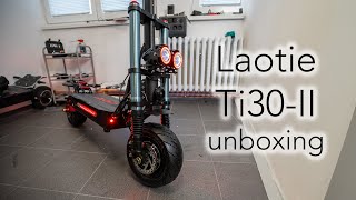 Laotie Ti30-II - lepší baterka, kontrolery a ještě něco navíc 👌. Unboxing 🛴