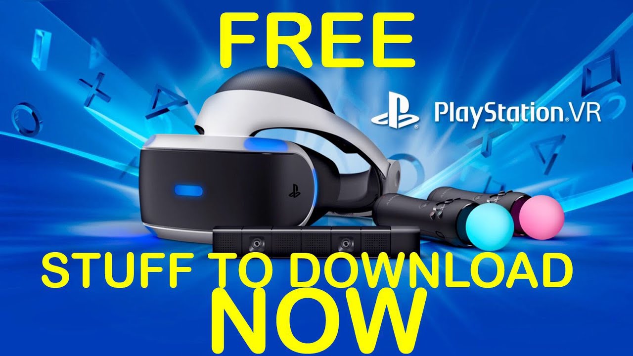 Vedholdende Swipe nedenunder Free Playstation VR content to download NOW - YouTube