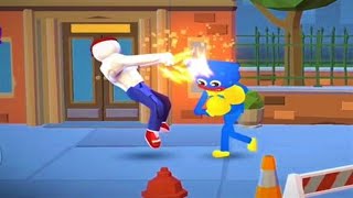 🥊 Huggy Fighting 3D 🔥 GAMEPLAY Levels 1-8 (Android, iOS) screenshot 2