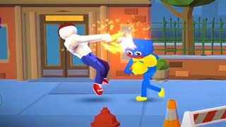 🥊 Huggy Fighting 3D 🔥 GAMEPLAY Levels 1-8 (Android, iOS)