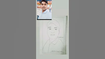 #viralvideo #shortvideo #youtube Bas kuch din ki judhi hi Jitendra patel ki drawing Anoop ki art