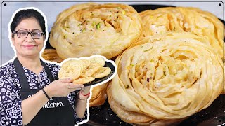 50 परतों वाला क्रिस्पी सतपुरा बनाये 1 खास ट्रिक से हलवाई जैसा | Mahalaxmi Special Satpura Recipe screenshot 4
