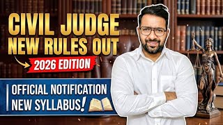 Full Civil Judge Exam New Rules Out 2026 || Official Notification || Junior Division News