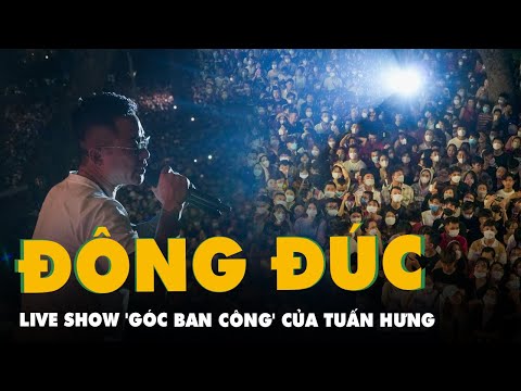 Video Khán giả đông như nêm ở live show 'Góc ban công' của... - youtube