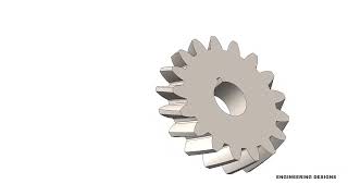 Helical Gear Design In Solidworks Machine Part Design Mechanical Engineering Design