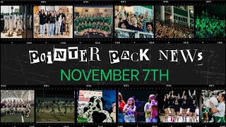 Pointer Pack News November 7th