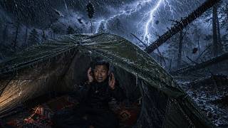 Alone in a Brutal Storm ⛈️I DIDN’T EXPECT THIS STORM TO BE THIS BAD