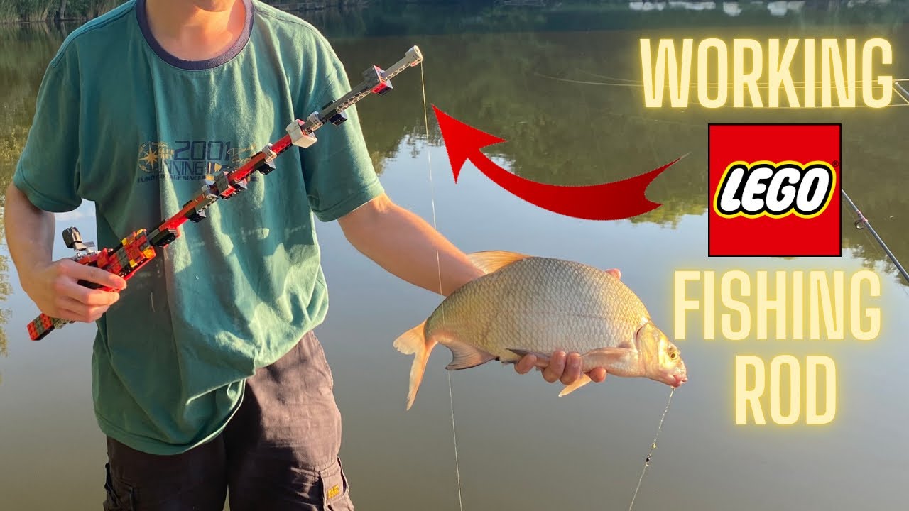 cardboard lego fishing pole Outdoor Adventure Minifigure Fishing Pole Lego | TikTok