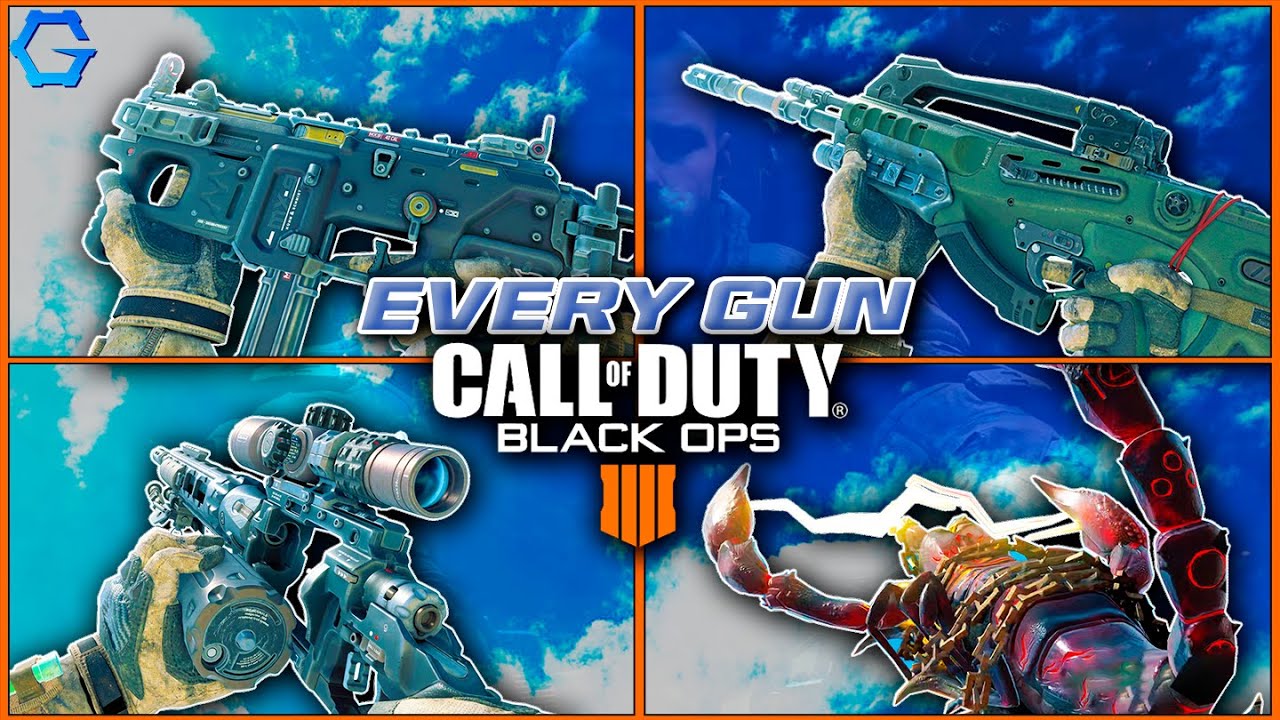 EVERY GUN in Black Ops 4 (Redux) - YouTube