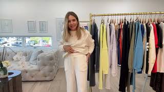 Peace Love World French Terry and Crochet Ankle Pant on QVC