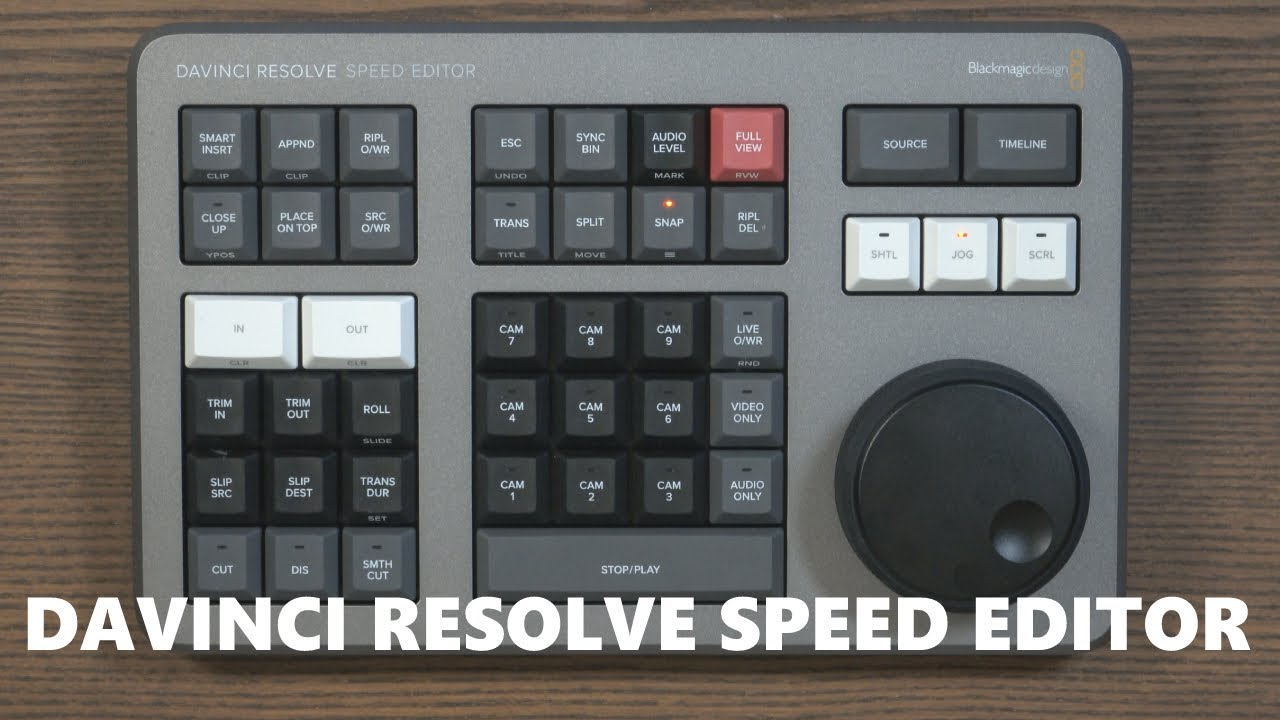 The DaVinci Resolve Speed Editor - Unboxing, Tutorial & Review