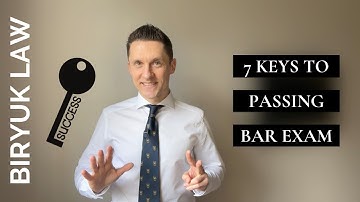 7 Keys to Passing Bar Exam on 1 Try