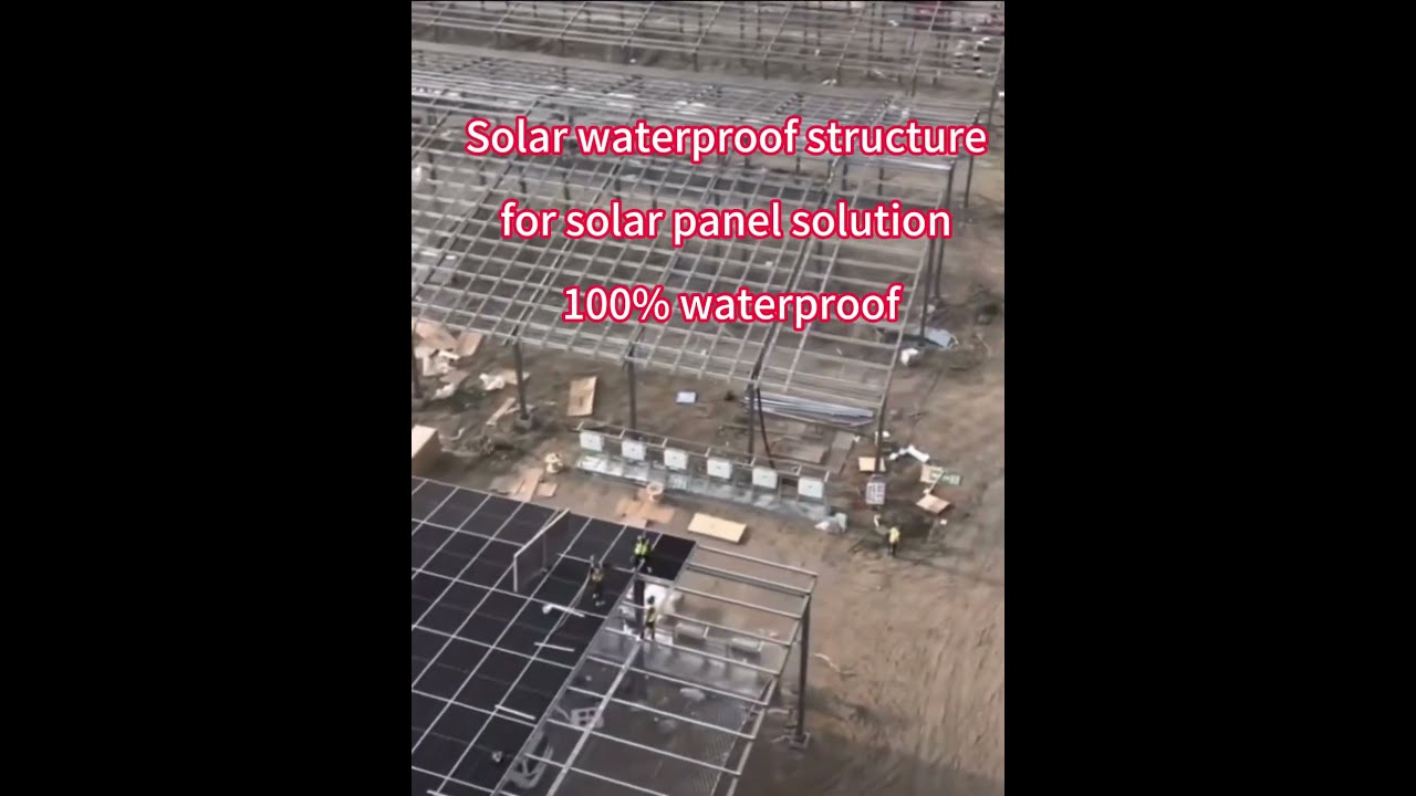 New Solar waterproof structure for Solar panels roofing with 100% leak proof 