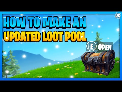 How to make an UPDATED LOOT POOL in Fortnite Creative