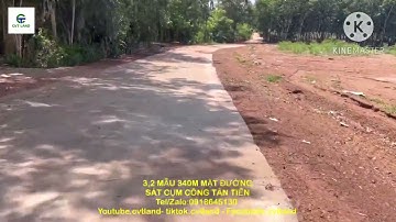 💥3,2ha 💥thổ cư 400m 💥340m mặt đường sát cụm công nghiệp xã tân tiến đồng phú ☎️0918645130